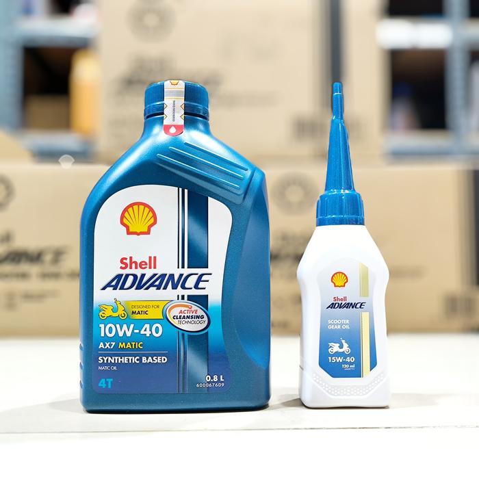 OLI SHELL AX7 MATIC 0.8 L DAN OLI GARDAN SHELL 100% ORIGINAL