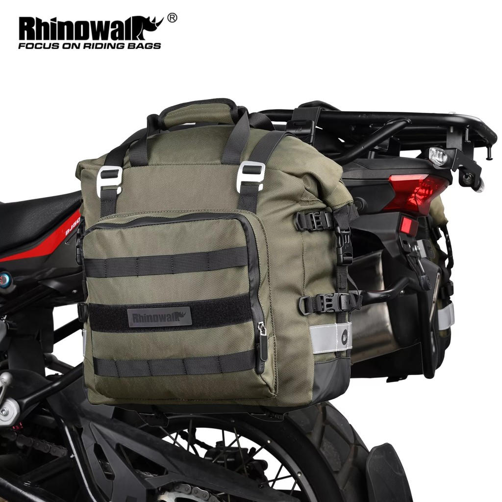Rhinowalk Motorcycle SaddleBag 20L-30L Universal Side Bag With