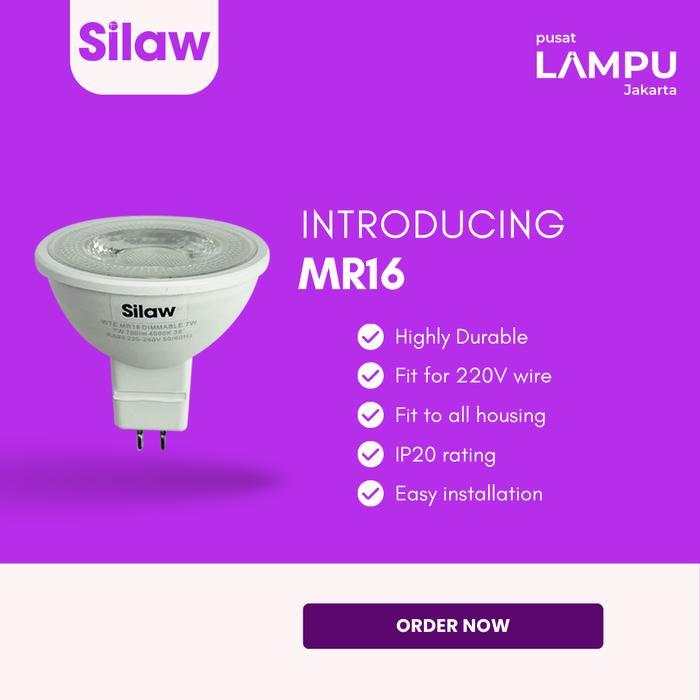 RM Silaw MR16 DIMMABLE 7watt LED 220V Gu5.3 mr16 Dimmable 220Volt 7W