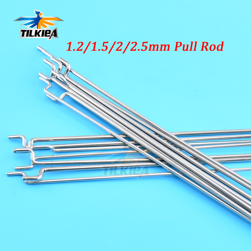 Good Quality 5Pcs L300Mm Link Stainless Steel Connecting Rod 1.5Mm/1.8Mm/2Mm/2.5Mm For Servos To