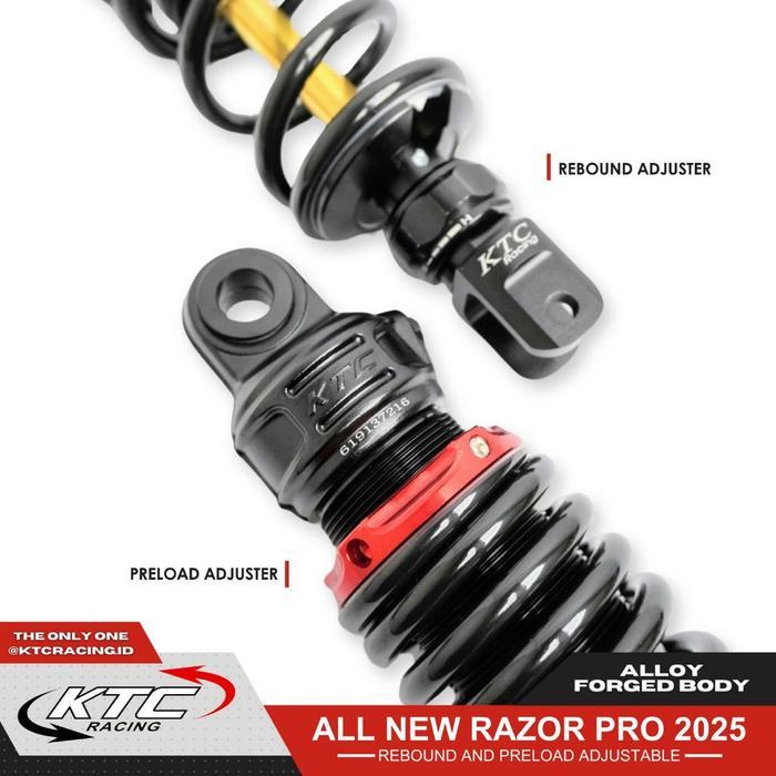 SHOCK BREAKER KTC RACING SHOCK KTC RAZOR PRO ORIGINAL BEBEK 280 320 340 MM CLICK MEGA PRO TIGER