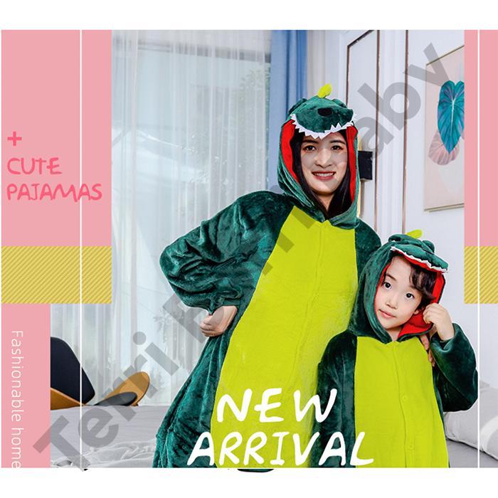 BAJU KOSTUM ONESIE DINO DEWASA ONE SIE DINOSAURUS KIGURUMI DINOSAUR