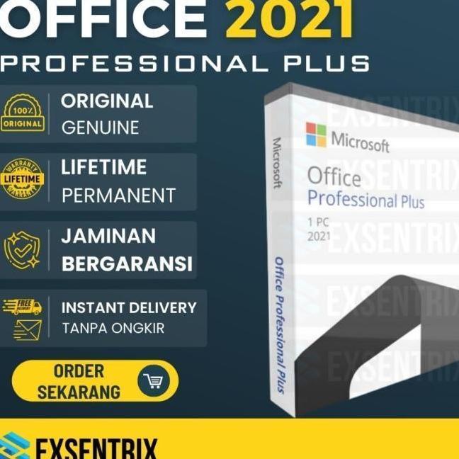 original lisensi Microsoft Office 2021 Original Lifetime Lisensi Key Retail - Office