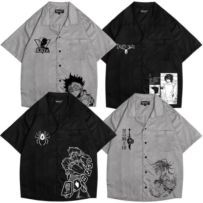 PROMO (GGV) LETTUCY KEMEJA STREETWEAR KEMEJA SANTAI KEMEJA CASUAL KEMEJA PRIA WANITA - HUNTER X