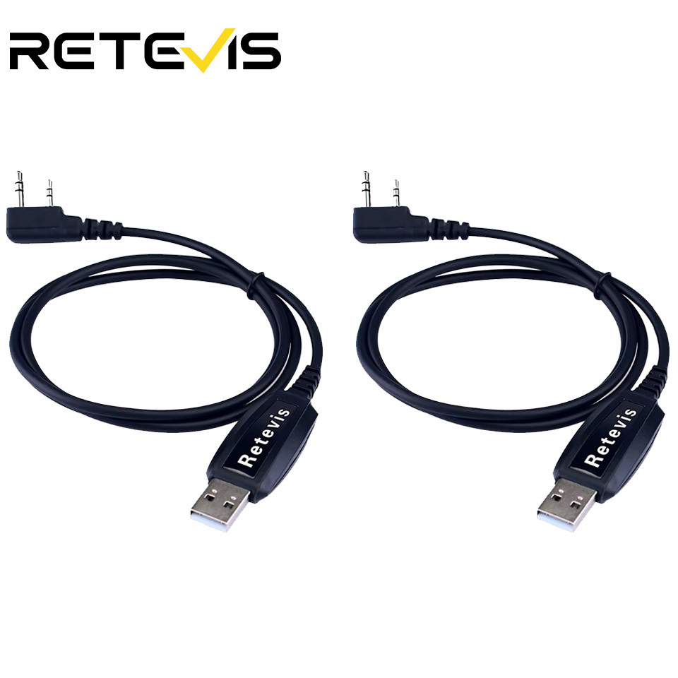 Retevis Rt3S Radio Accessories 2Pcs Usb Programming Cable Ham Radio Accessories For Retevis Rt3 Rt8