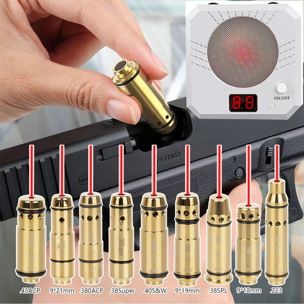 Tactical 12Ga 9Mm .223Rem 308Win .380Acp 7.62X39 Cal44Mag 357Sig Laser Training Bullet Dry Fire