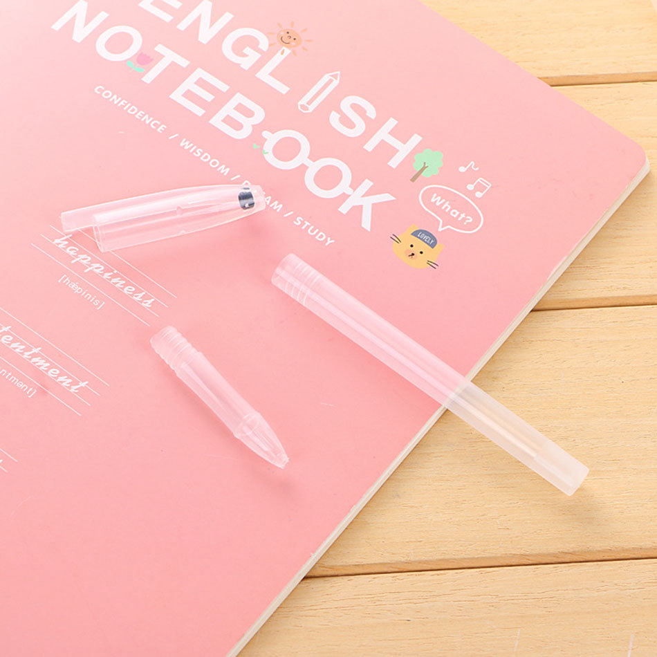 10Pcs/Lot (No ink)New Gel Pen Shell Casing Transparent Ballpoint Pen Cap Minimalist Cheapest Pen She