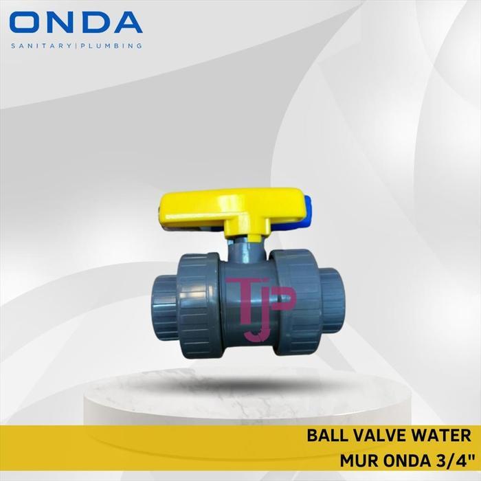 Aj' Ball Valve Water Mur Pvc Onda 3/4" True Union Default