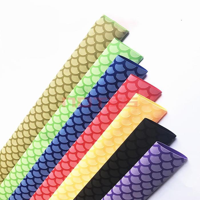 Grip Tube Bakar Motif Fishscale Sisik 1 meter Pingpong Joran Pancing