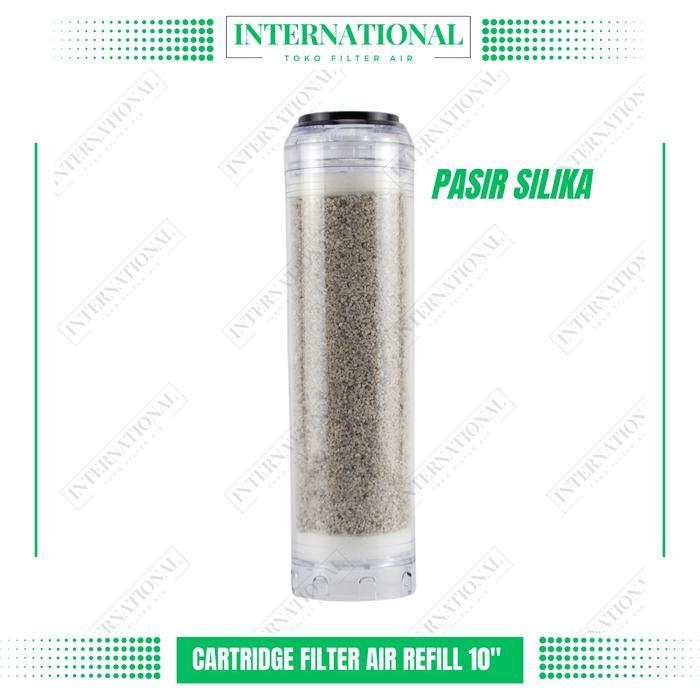 Cartridge Filter Air 10 Inch Pasir Silika / Pasir Silica / Sparepart Filter Air 10" Pasir Silika