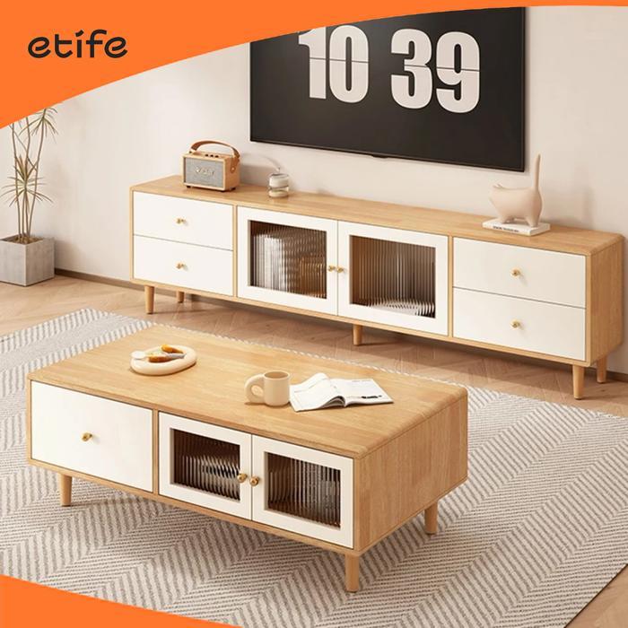Etife Kabinet TV /meja TV / meja tamu/ meja kopi/ Meja TV Modern / Modern Kemewahan Rak TV /Meja