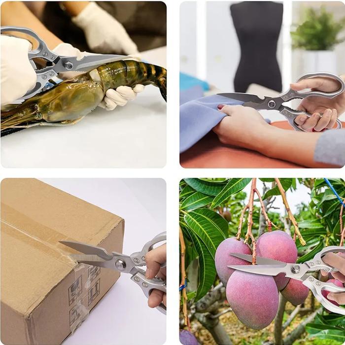 Gunting Dapur Japan Sk5 Premium Tajam Kuat Tebal Stainless Steel Kitch Original