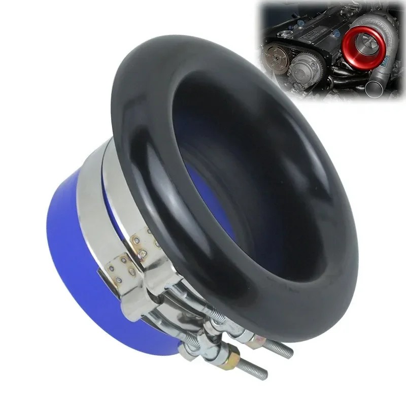 High Quality 4 Inch Car Bellmouth Velocity Stack Adapter Air Intake Turbo Horn Tone Air Intake Turbo