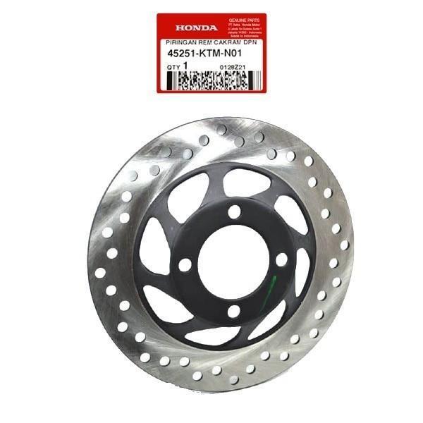 Piringan Rem Cakram Depan Supra X 125 Supra Fit New Revo 100 45251-Ktm-N01 45251-Ktmn-01 Ori Ahm