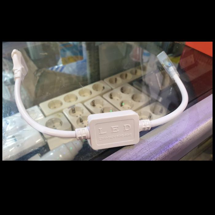 Colokan / socket / Jak Lampu Led / Kabel power Lampu Led Neon Flex