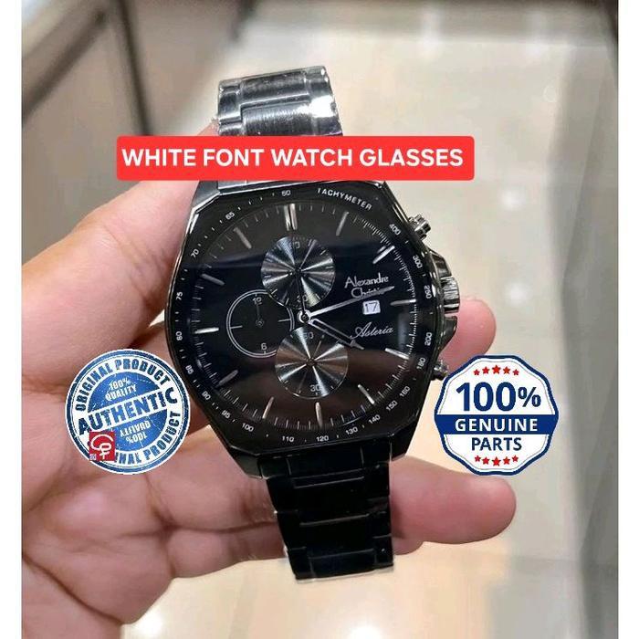 Terlaris KACA ORIGINAL TANGAN ALEXANDRE CHRISTIE AC6648 MC ORIGINAL WATCH GLASSES WITH FONT ROSEGOLD