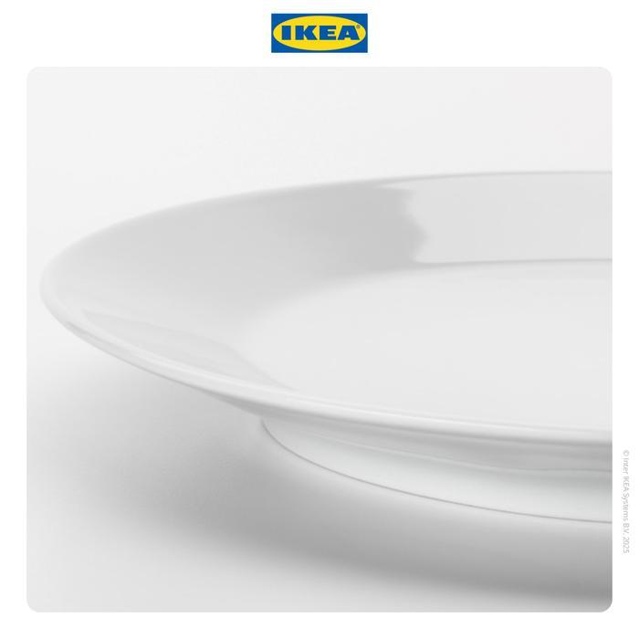 3ws2- Ikea 365+ Piring Makan Keramik 20Cm Kitchenware