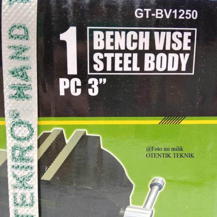 Laris Tekiro Catok 3" - Ragum Meja 3 Inchi - Besi Penjepit Bench Vice Asli Terlaris