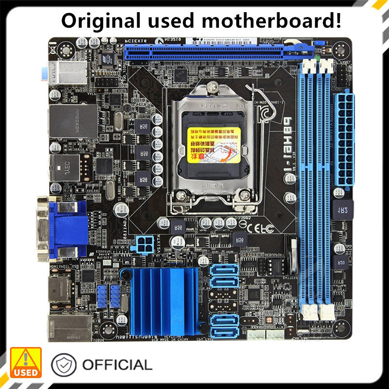 H61 P8H61-I H61M P8H61 Used Desktop Board H61 Slot LGA1155 DDR3 Motherboard SATA2 USB2.0 Support I3 