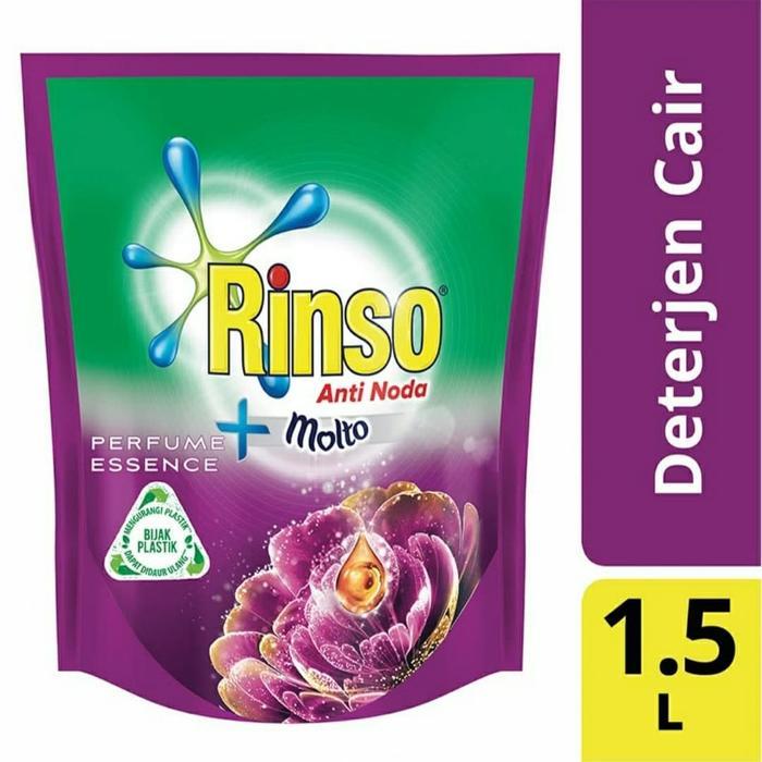 Top RINSO Molto Perfume Essence Deterjen Cair 1.5 liter
