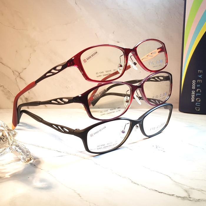 Kacamata Wanita Original Eyescloud Ec1045 Super Ultem