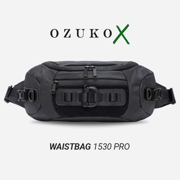 TERMURAH OZUKO X Waist Bag #1530 PRO - Tas Pinggang Outdoor Waistbag Pria Slingbag Cowo Cowok tas