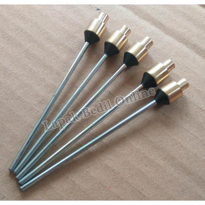 New Pentil Tabung Kuningan Teflon Hitam Lancip AS 2.5mm Murah