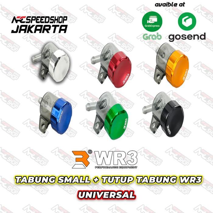 Tabung Minyak Rem Wr3 Small + Tutup Tabung Wr3 Set Tabung