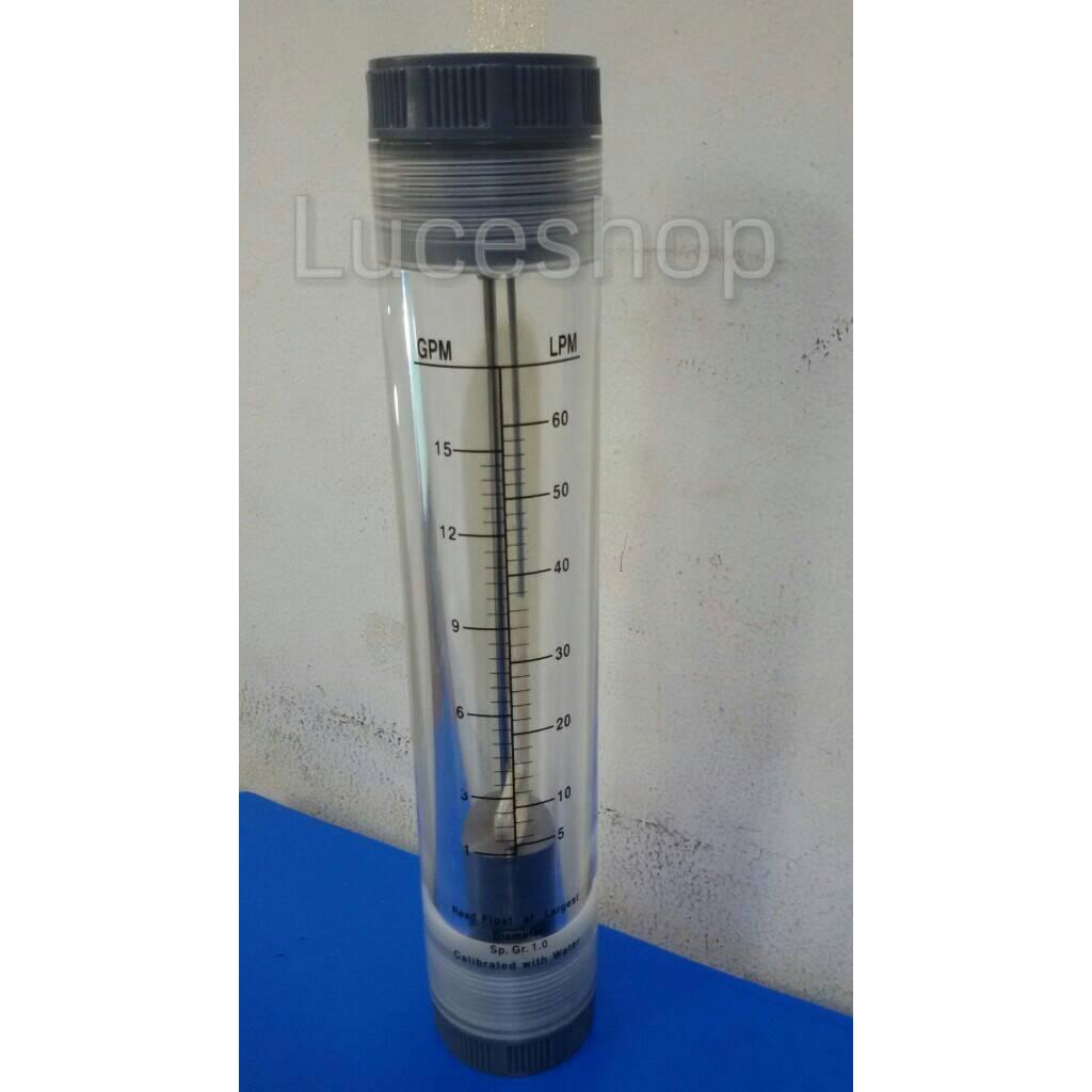 Water Flowmeter / Rotameter 1 Inchi Model Inline