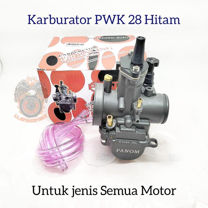 Karburator Karbu Panom PWK28 Hitam Carburator Carbu Racing PWK 28 Asli Original Untuk Semua Motor