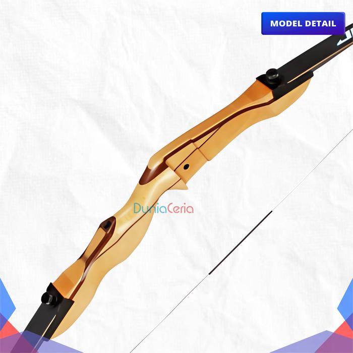iamq- Busur Panah Standard Junxing F168 C Wooden Recurve Bow