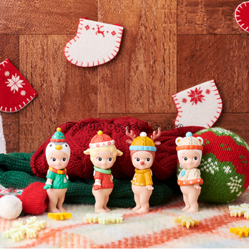 Sonny Angel 2019 Mini Figure Christmas Series Blind Box Surprise Box Original Action Figure Cartoon 