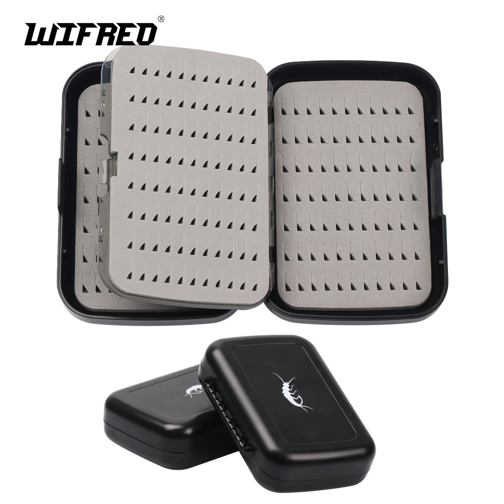 Wifreo Fly Fishing Flies Box Waterproof Trout Bass Nymph Flies Collect Box Fishing Tackle Hook