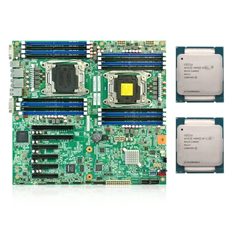 kit xeon X99 Dual 2680 X99 motherboard RD450X E5 2680 V4 LGA2011 C612 chipset Motherboard set
