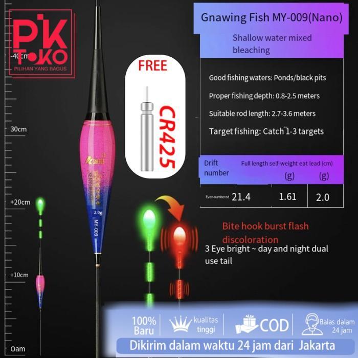 Pelampung Pancing Elektrik Dengan Lampu Led Berganti Warna