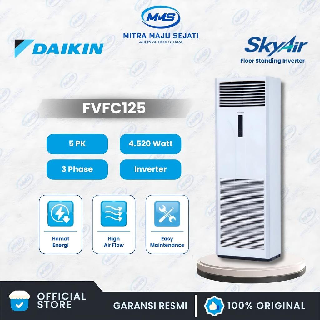 FVFC125 | AC Floor Standing Daikin 5 PK [3 Phase] Inverter Malaysia – Unit Only