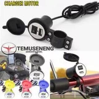Charger Hp Motor Usb Android Waterproof Tahan Air Gojeg Grab Online Kabel Merah