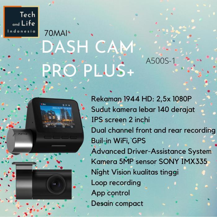1tls- 70Mai A500S Dash Cam Pro Plus+ Gps Adas