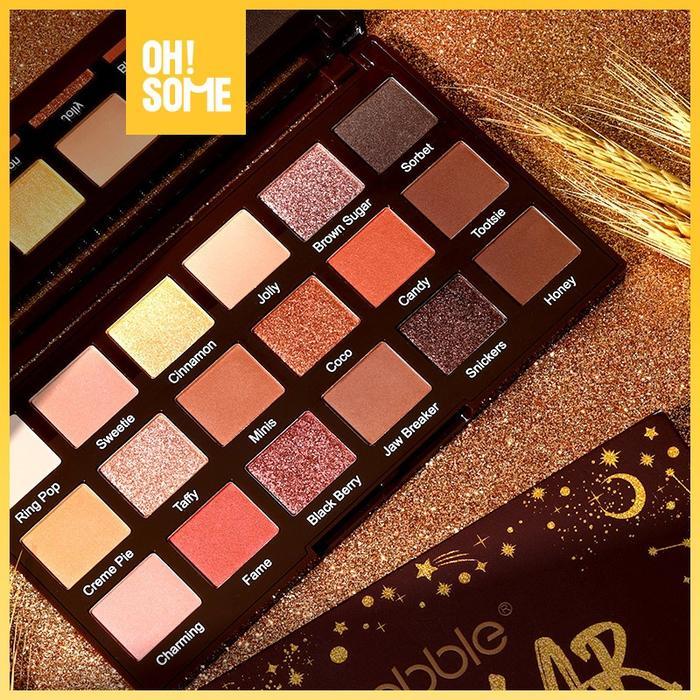 New OHSOME-FEBBLE 18 colors Stellar Make Up Eyeshadow Palette /baked eyeshadow /Glitter Eyeshadow