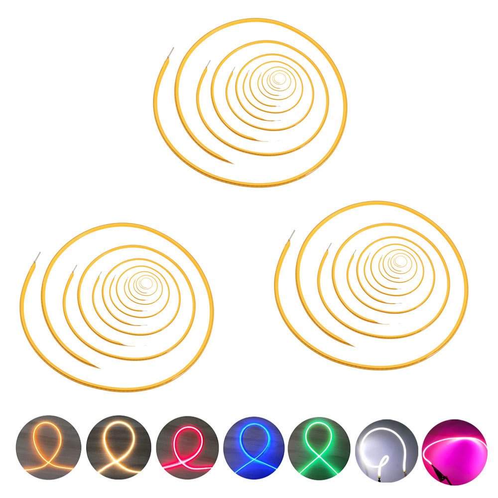 Led Soft Filament Edison Bulb LED Diodes Flexible Filament DC3V 300mm Warm white white blue red DIY