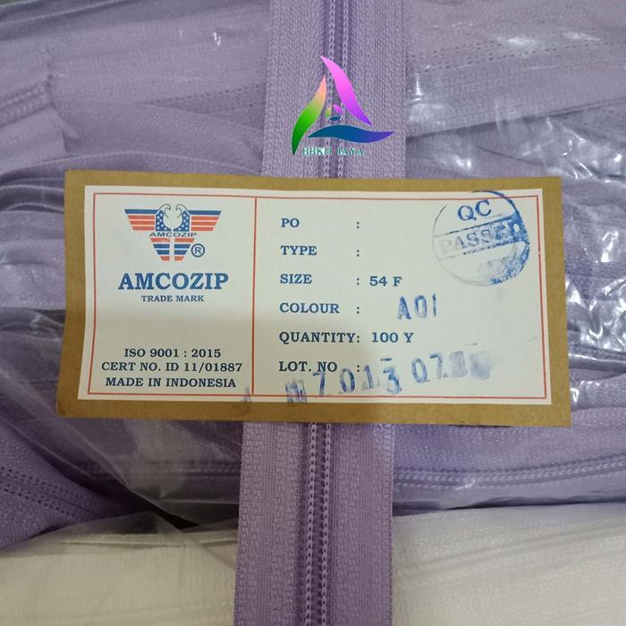 jq41- Daun Resleting No 5 Amco Per Roll