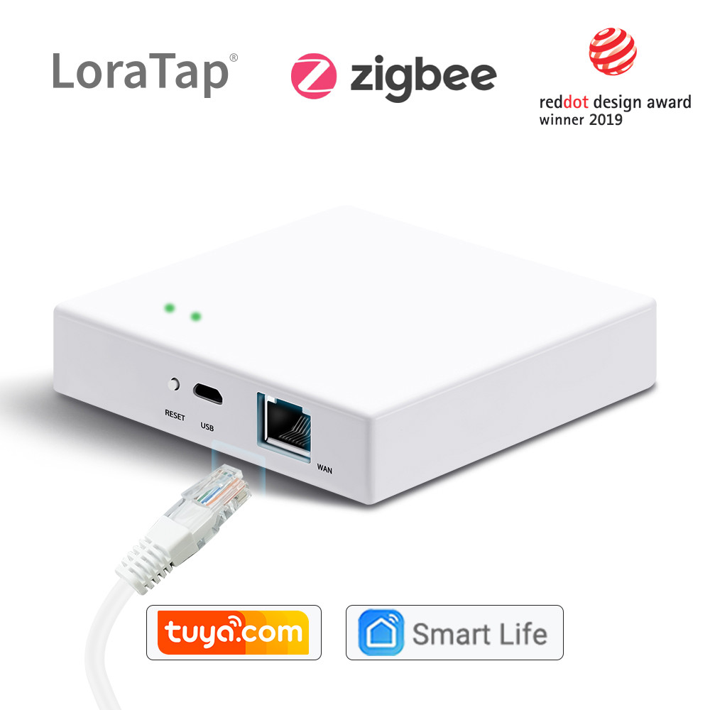 LoraTap Smart Home Tuya ZigBee Gateway Hub Bridge with Network