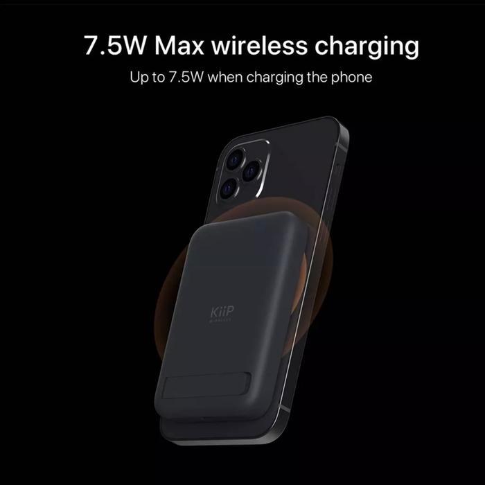 j2l6- Kiip Wireless Ew52 Powerbank 20W 10000Mah Magnetic Magsafe Iphone 15