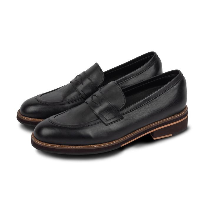 BLAKE PENNY LOAFERS BLACK / SEPATU FORMAL / SEPATU NAPPA MILANO