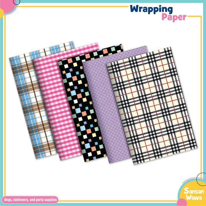 Kertas Kado Kecil Wrapping Paper Sansan Wawa Grosir Min Order 1000 Lbr