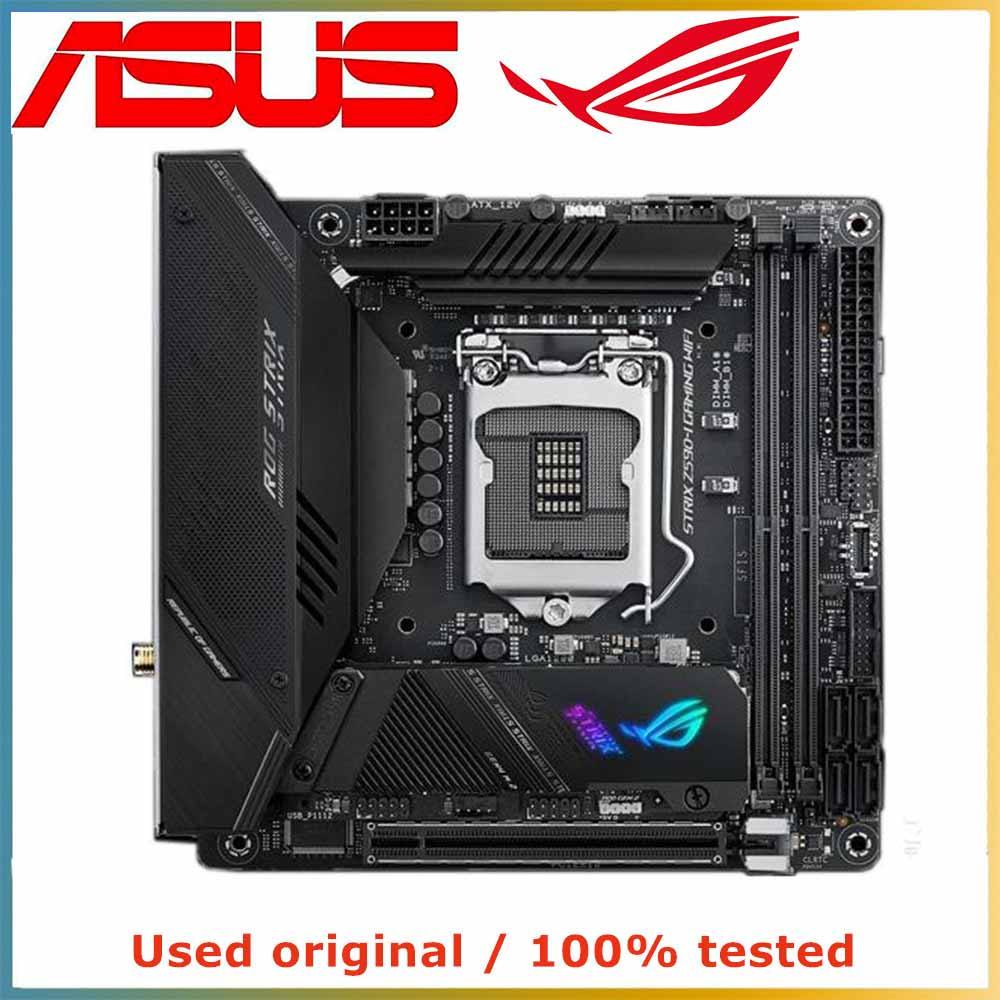 Z590i ROG STRIX Z590-I GAMING WIFI MINI ITX Computer Motherboard LGA 1200 DDR4 For Intel Z590 Deskto
