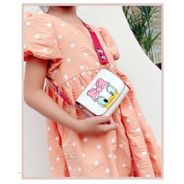 Promo Tas Selempang Anak Mini Minnie Mickey Mouse Daisy Donald Duck Tas Mickey Glossy Original