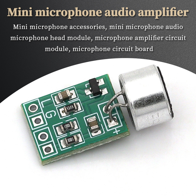 Dc 2.5-9V Mini Microphone Audio Amplifier Module Speaker Circuit Board For Electronic Component Mic