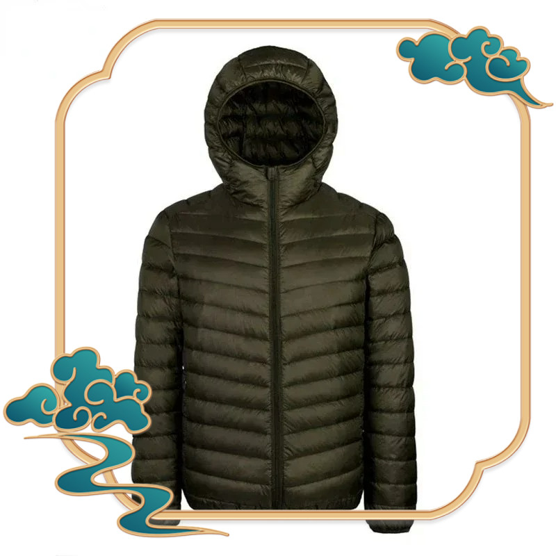 Down Jacket Men's New 90% White Duck Down Super Light Down Jacket Men's Lightweight Thermal Coat