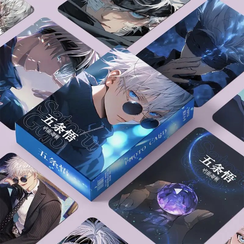 Jujitsu Kaiju Gojo Satoru Creat Character Photo Collection Card Hot Stamping Postcard Animation